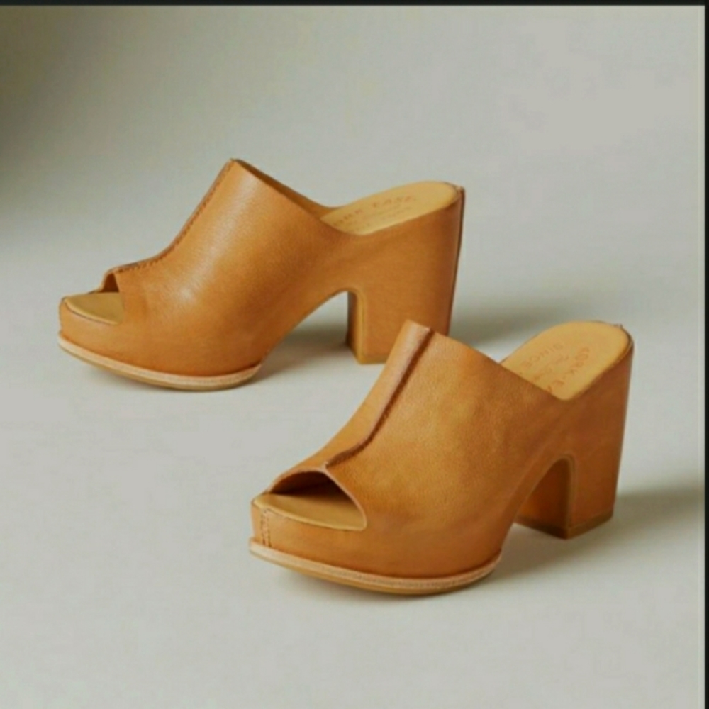 Kork Ease Santa Ana grained leather heels 9m
